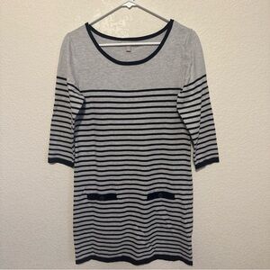 Banana Republic Womens Multicolored Striped Pockets Sweater Dress-Size Med.